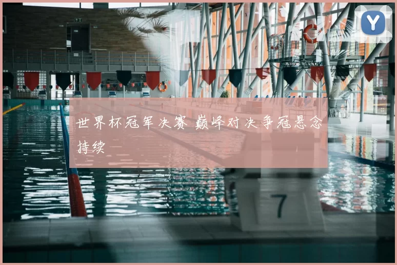 世界杯冠军决赛 巅峰对决争冠悬念持续