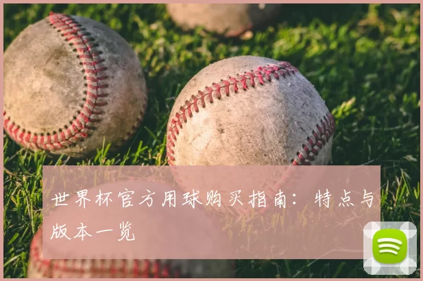 世界杯官方用球购买指南:特点与版本一览