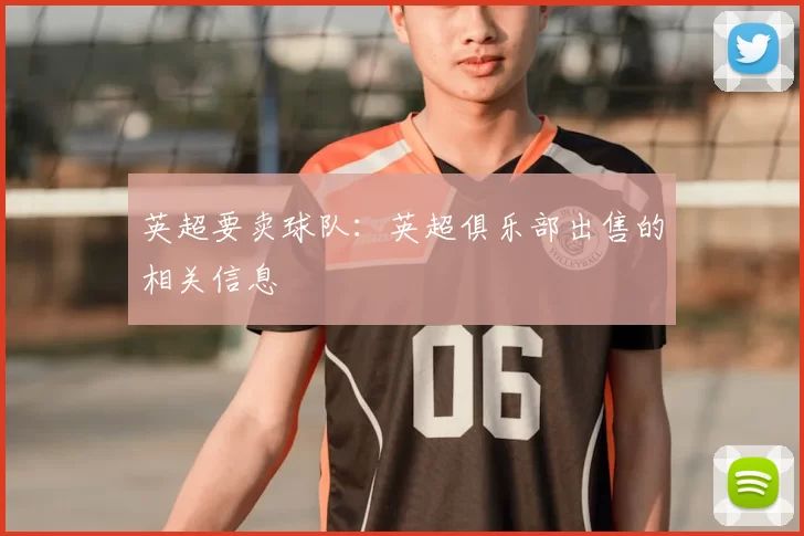 英超要卖球队：英超俱乐部出售的相关信息